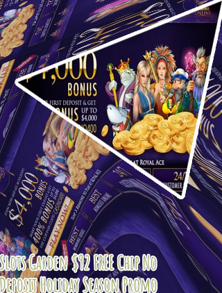 Garden slots no deposit bonus